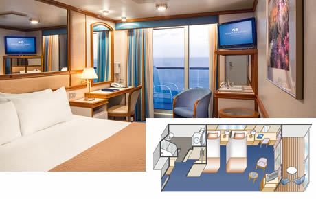 海側バルコニー客室（イメージ）