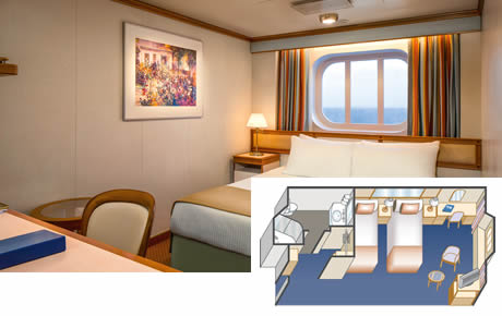 海側客室（イメージ）