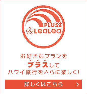 お好きなプランをプラスしてハワイ旅行をさらに楽しく!詳しくはこちら