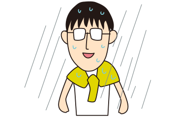 天気わりぃ(割)(イメージ)