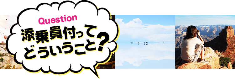 Question 添乗員ってどういうこと？