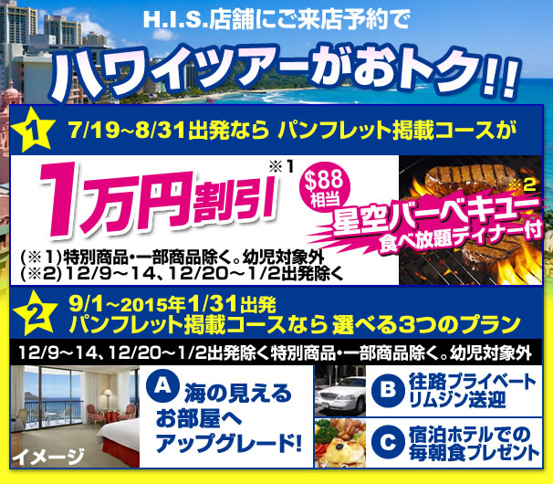 来店特典紹介